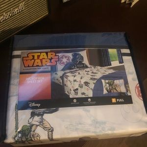 NWT Star Wars sheet set size FULL